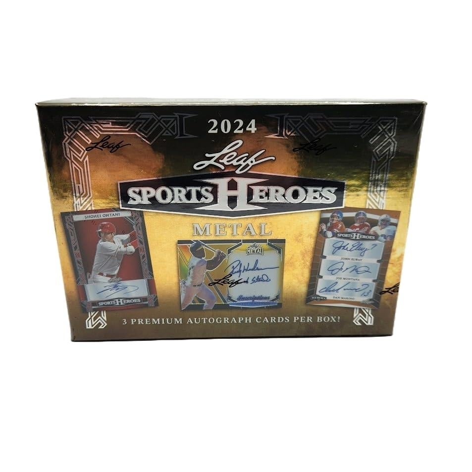 2024 Leaf Metal Sports Heroes Hobby Box Mint Memorabilia